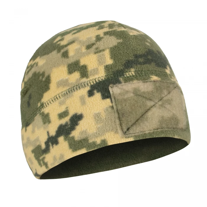Шапка флисовая Vik-Tailor з липучками Velcro MM-14 (пиксель ЗСУ) Шапка флисовая Vik-Tailor з липучками Velcro MM-14 (пиксель ЗСУ)