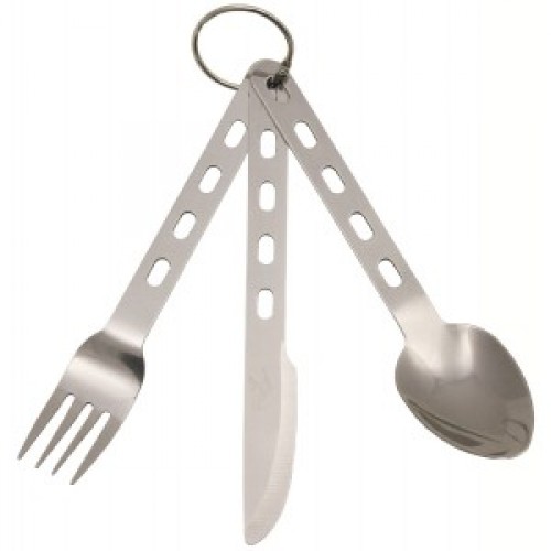 Столовий набір 3 елементи Cutlery Set, "Extra light", 3-part, Stainless Steel Нржавійка, Сріблястий