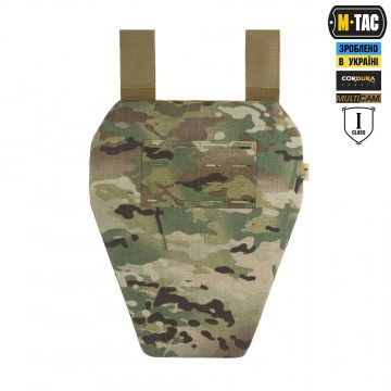 Фартух протиуламковий з балістичним пакетом 1 клас (FMS) M-Tac Laser Cut, MultiCam