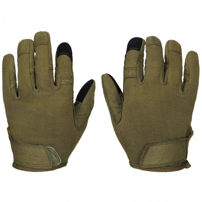 Рукавиці сенсорні MIL-TEC Combat Touch Оливкові, Olive Рукавиці сенсорні MIL-TEC Combat Touch Оливкові, Olive