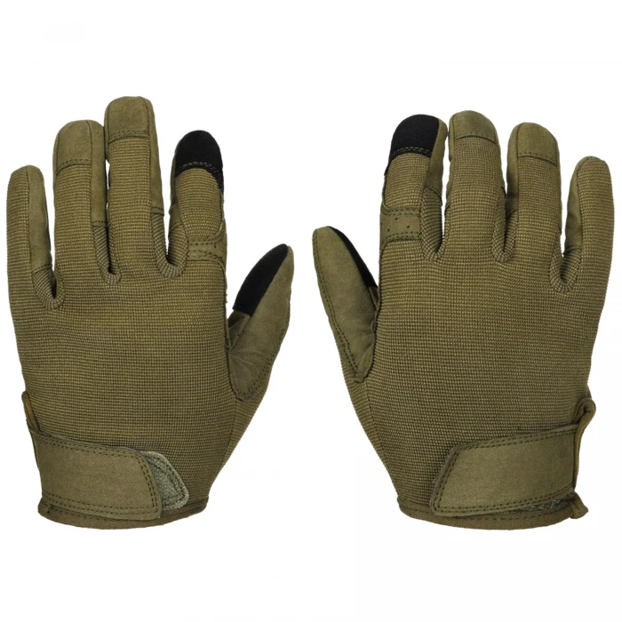 Рукавиці сенсорні MIL-TEC Combat Touch Оливкові, Olive Рукавиці сенсорні MIL-TEC Combat Touch Оливкові, Olive