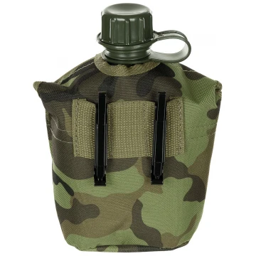 Фляга MFH 1л с чехлом M95 Camo