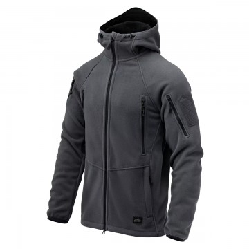 Флисовая кофта Helikon Patriot Mk2 Hybrid Fleece - Shadow Grey/Black