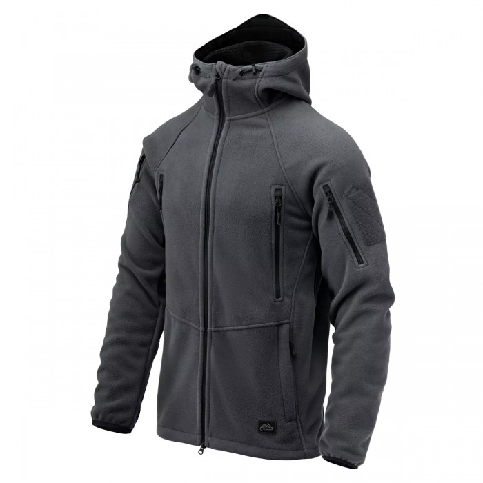 Флісова кофта Helikon Patriot Mk2 Hybrid Fleece - Shadow Grey/Black Флісова кофта Helikon Patriot Mk2 Hybrid Fleece - Shadow Grey/Black