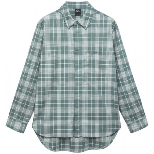 Сорочка Oakley Oak Light Plaid Shirt, White/Green