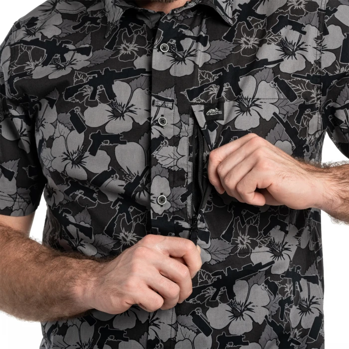 Рубашка Helikon Tactical Hawaiian Short Sleeve, Olive Рубашка Helikon Tactical Hawaiian Short Sleeve, Olive