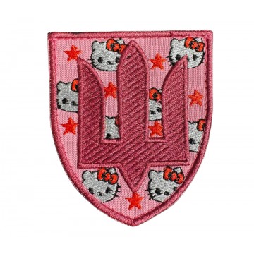 Шеврон Тризуб Hello Kitty
