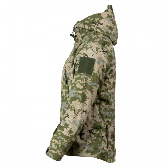 Куртка Vik-Tailor Outdoor Tactical SoftShell ММ-14 піксель ЗСУ Куртка Vik-Tailor Outdoor Tactical SoftShell ММ-14 піксель ЗСУ