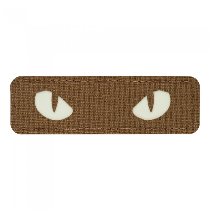 M-Tac нашивка Cat Eyes Laser Cut Coyote/GID M-Tac нашивка Cat Eyes Laser Cut Coyote/GID