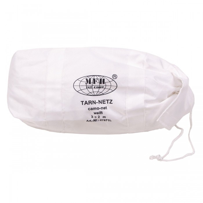 Маскувальна сітка зимова біла MFH Camo Net 2x3 м White Маскувальна сітка зимова біла MFH Camo Net 2x3 м White