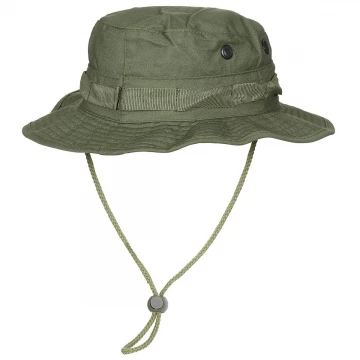 Панама з великим відворотом US GI Bush Hat, Rip Stop, chin strap, OD green, Olive