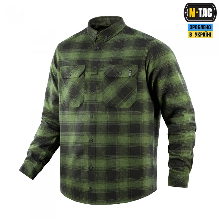 M-Tac рубашка Lumberjack Cotton Shirt, Olive/Black M-Tac рубашка Lumberjack Cotton Shirt, Olive/Black