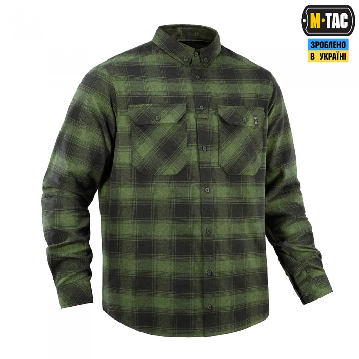 M-Tac рубашка Lumberjack Cotton Shirt, Olive/Black M-Tac рубашка Lumberjack Cotton Shirt, Olive/Black