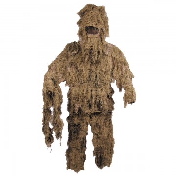 Маскувальний костюм вогнетривкий MFH Camo Suit «Ghillie» Desert, Дезерт 3-колор