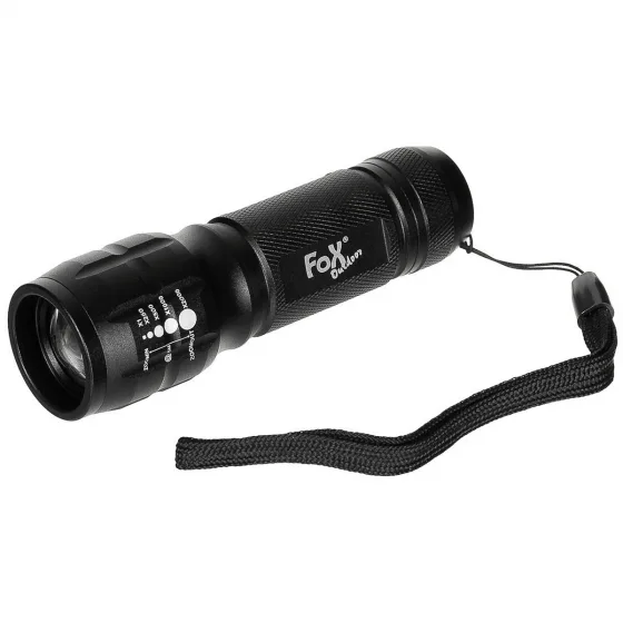 Ліхтарик MFH Fox Outdoor Stablampe 3 LED чорний