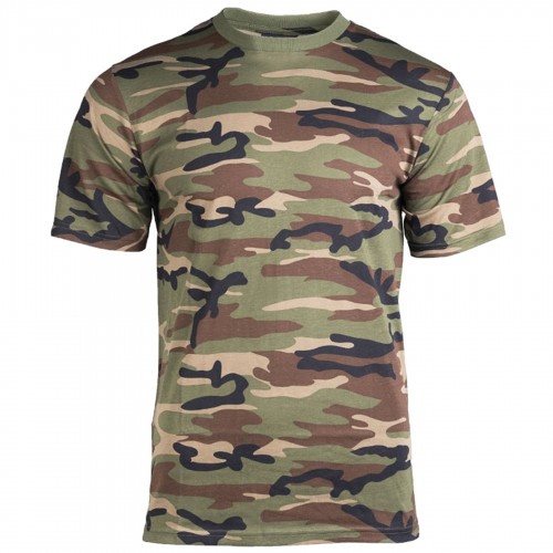Футболка камуфляжна MIL-TEC T-Shirt Woodland, 4XL