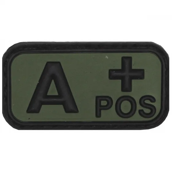 Нашивка группа крови A(II) Rh+ MFH, Olive