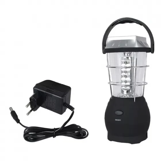 Mil-Tec 3-Way Lantern із сонячною панеллю та ручним генератором