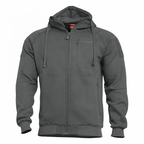 Кофта Pentagon Leonidas 2.0 Tactical Hoodie Wolf Grey