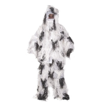 Костюм маскувальний Кікімора GHILLIE SUIT ′ANTI FIRE′ 4PC. Зимовий камуфляж, XL/XXL