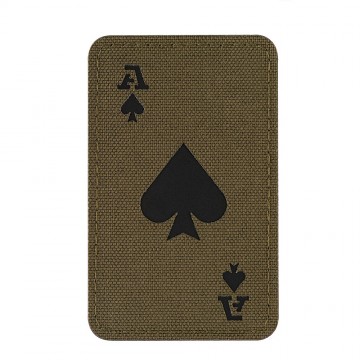 M-Tac нашивка Ace of Spades Laser Cut Ranger Green/Black