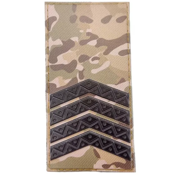 Объёмный погон ВСУ старший сержант, MultiCam