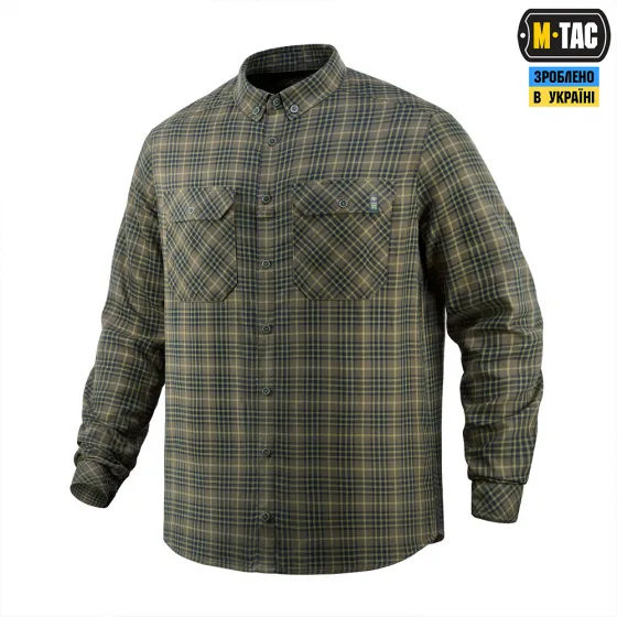 Сорочка M-Tac Lumberjack Cotton Shirt Black/Green
