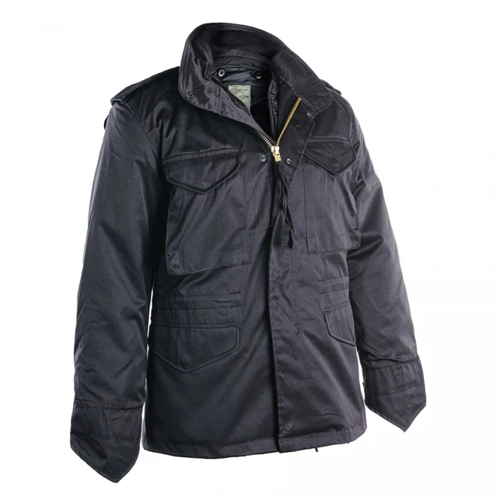 Куртка з відстібкою US STYLE M65 FIELD JACKET WITH LINER Чорна, 5XL Куртка з відстібкою US STYLE M65 FIELD JACKET WITH LINER Чорна, 5XL