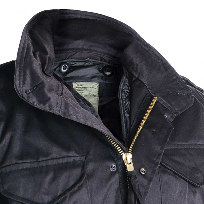 Куртка з відстібкою US STYLE M65 FIELD JACKET WITH LINER Чорна, 5XL Куртка з відстібкою US STYLE M65 FIELD JACKET WITH LINER Чорна, 5XL