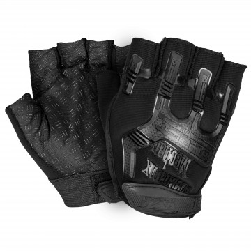 Рукавиці безпалі з гумовим демпфером Mechanix Чорні ONE SIZE, Coyote