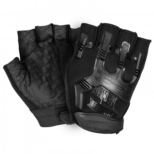 Рукавиці безпалі з гумовим демпфером Mechanix Чорні ONE SIZE, Coyote