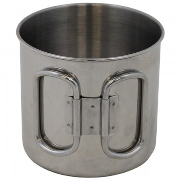 Кружка термо MFH Fox Outdoor со складной ручкой 0,45л