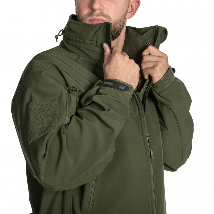 Куртка Helikon Gunfighter Softshell Shark Skin Windblocker, Olive Green Куртка Helikon Gunfighter Softshell Shark Skin Windblocker, Olive Green
