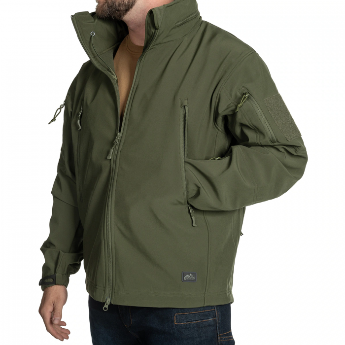 Куртка Helikon Gunfighter Softshell Shark Skin Windblocker, Olive Green Куртка Helikon Gunfighter Softshell Shark Skin Windblocker, Olive Green