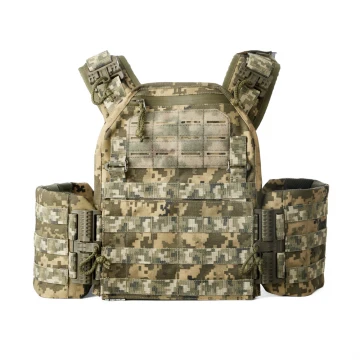Розвантажувальний жилет Плитоноска швидкий скид MOLLE Схід 24 Україна ММ-14 , Піксель