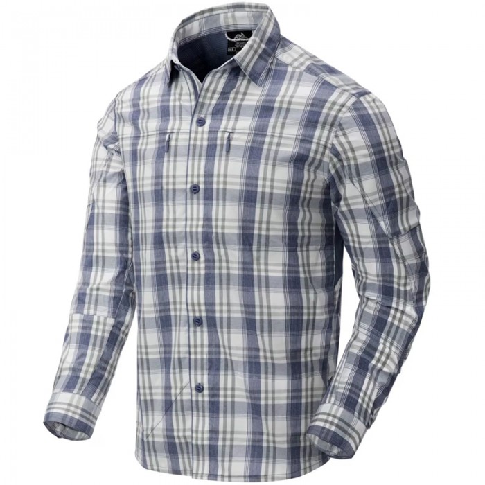 Сорочка Helikon-Tex Nylon Blend Сіра Клітинка , Navy Blue Сорочка Helikon-Tex Nylon Blend Сіра Клітинка , Navy Blue