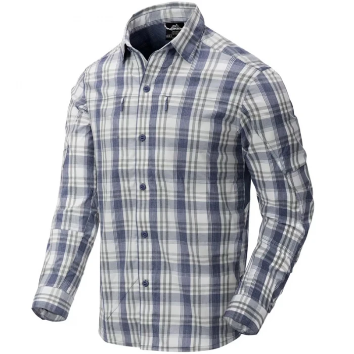 Сорочка Helikon-Tex Nylon Blend Сіра Клітинка , Navy Blue Сорочка Helikon-Tex Nylon Blend Сіра Клітинка , Navy Blue
