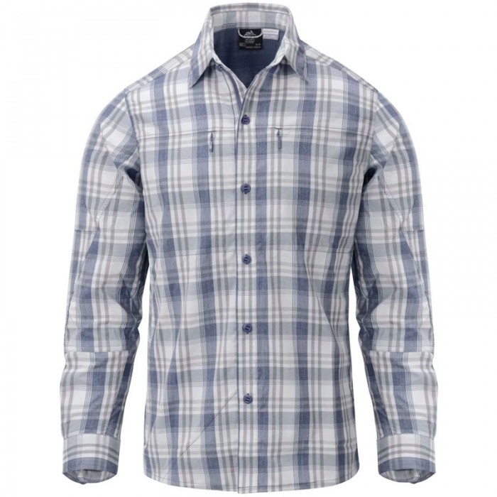 Сорочка Helikon-Tex Nylon Blend Сіра Клітинка , Navy Blue Сорочка Helikon-Tex Nylon Blend Сіра Клітинка , Navy Blue