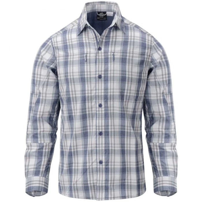Сорочка Helikon-Tex Nylon Blend Сіра Клітинка , Navy Blue Сорочка Helikon-Tex Nylon Blend Сіра Клітинка , Navy Blue