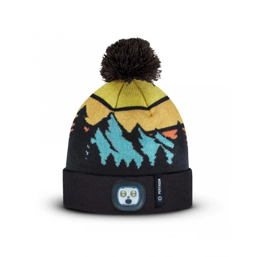 Шапка Pentagon Sanctuary Knit Beanie з ліхтариком, Navy Blue