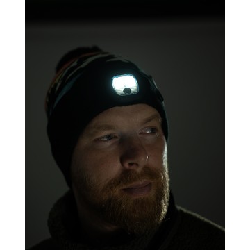 Шапка Pentagon Sanctuary Knit Beanie с фонариком, Navy Blue