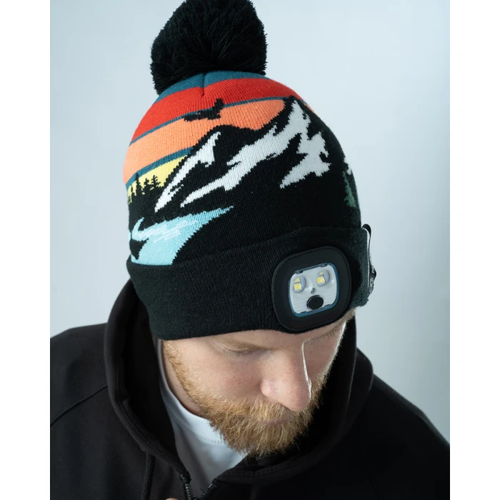 Шапка Pentagon Sanctuary Knit Beanie з ліхтариком, Navy Blue Шапка Pentagon Sanctuary Knit Beanie з ліхтариком, Navy Blue