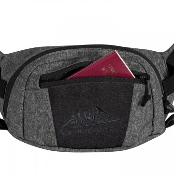 Сумка на пояс POSSUM WAIST PACK Nylon Black-Grey, Темно-серый