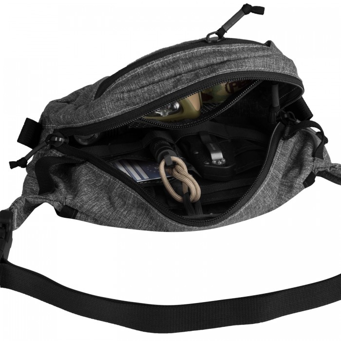 Сумка на пояс POSSUM WAIST PACK Nylon Black-Grey, Темно-серый Сумка на пояс POSSUM WAIST PACK Nylon Black-Grey, Темно-серый