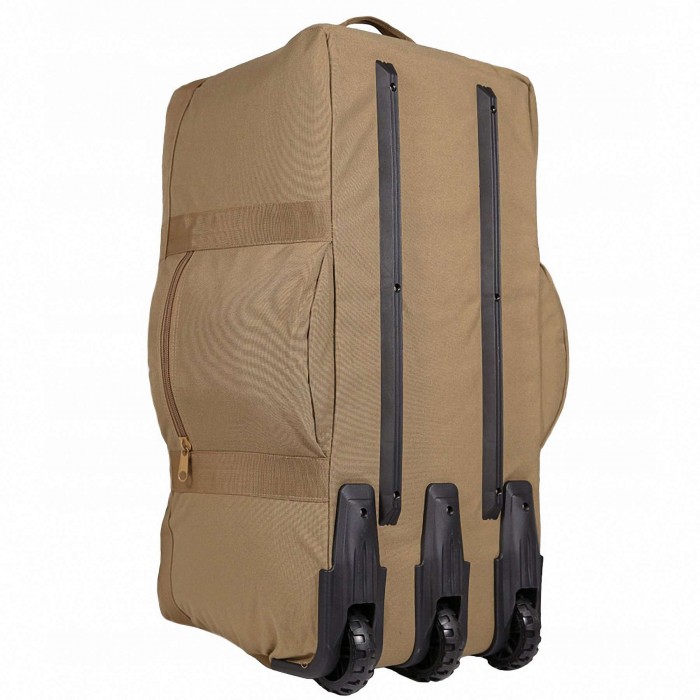 Сумка-рюкзак армійська MIL-TEC Combat Duffle Bag 118L Coyote з колесами Сумка-рюкзак армійська MIL-TEC Combat Duffle Bag 118L Coyote з колесами