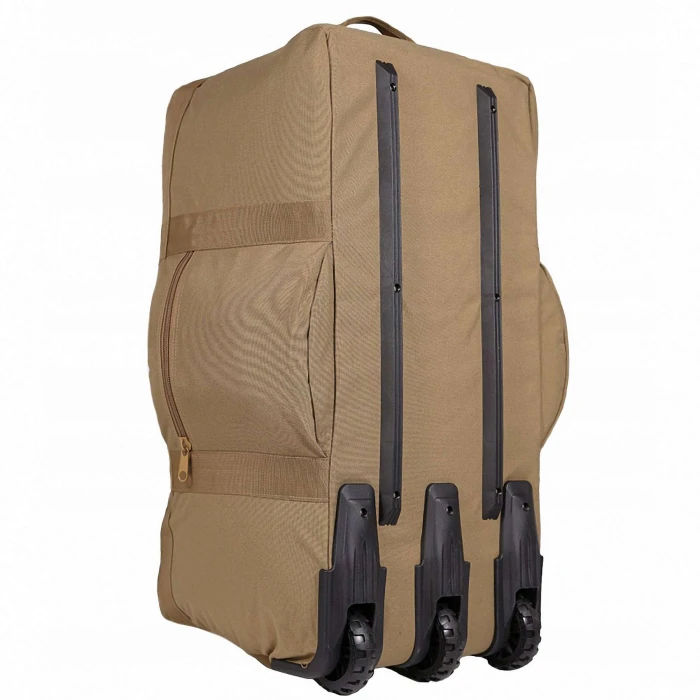 Сумка-рюкзак армейская MIL-TEC Combat Duffle Bag 118L Coyote с колесами Сумка-рюкзак армейская MIL-TEC Combat Duffle Bag 118L Coyote с колесами