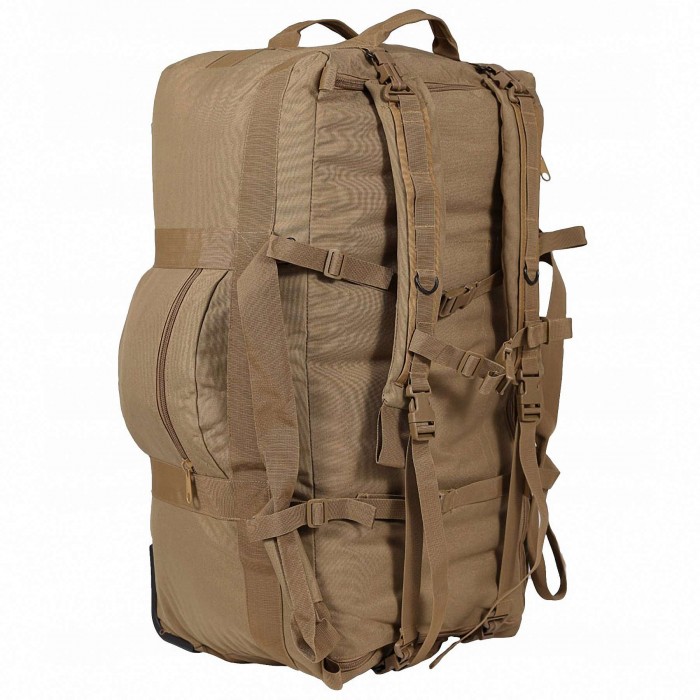 Сумка-рюкзак армійська MIL-TEC Combat Duffle Bag 118L Coyote з колесами Сумка-рюкзак армійська MIL-TEC Combat Duffle Bag 118L Coyote з колесами