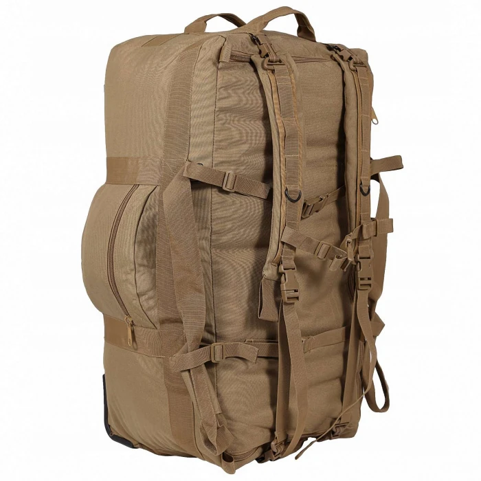 Сумка-рюкзак армейская MIL-TEC Combat Duffle Bag 118L Coyote с колесами Сумка-рюкзак армейская MIL-TEC Combat Duffle Bag 118L Coyote с колесами
