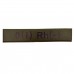 Військовий шеврон група крові O(I) Rh(-), Dark olive