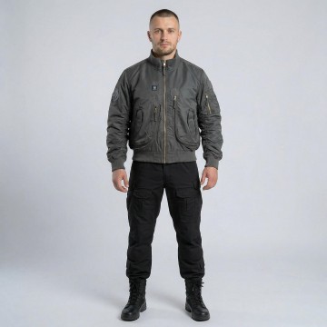 Куртка-бомбер Vik-Tailor летная, Shadow Grey